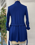 REVENTE - Blazer envelopant - P - bleu cobalt - RE616