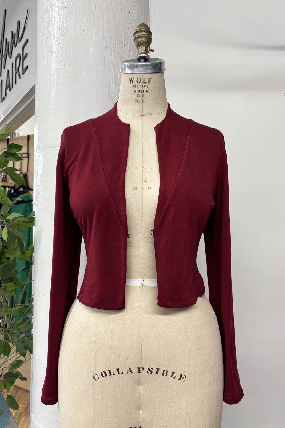REVENTE - Blazer court Gabby - P - écarlate - RE620