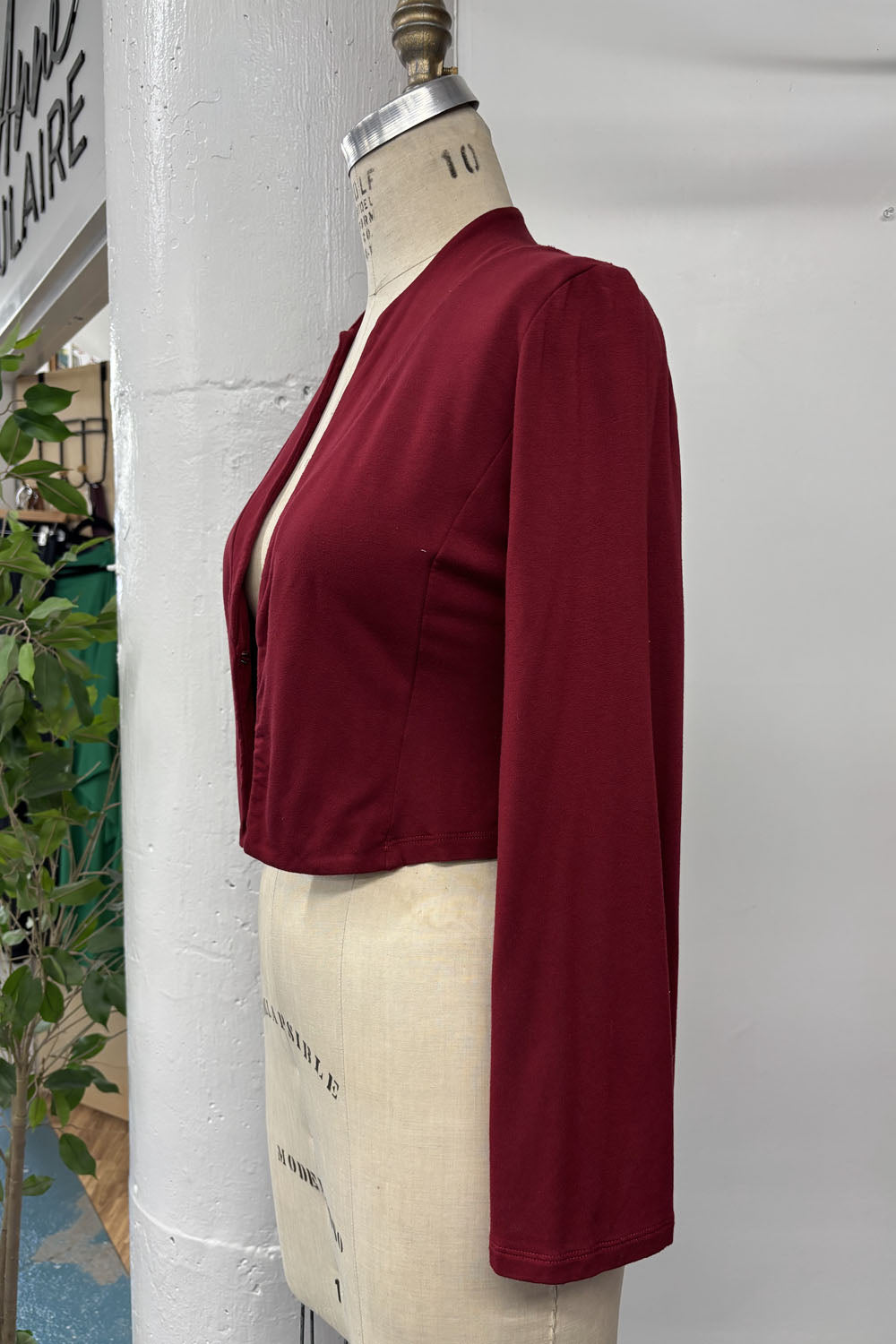 REVENTE - Blazer court Gabby - P - écarlate - RE620