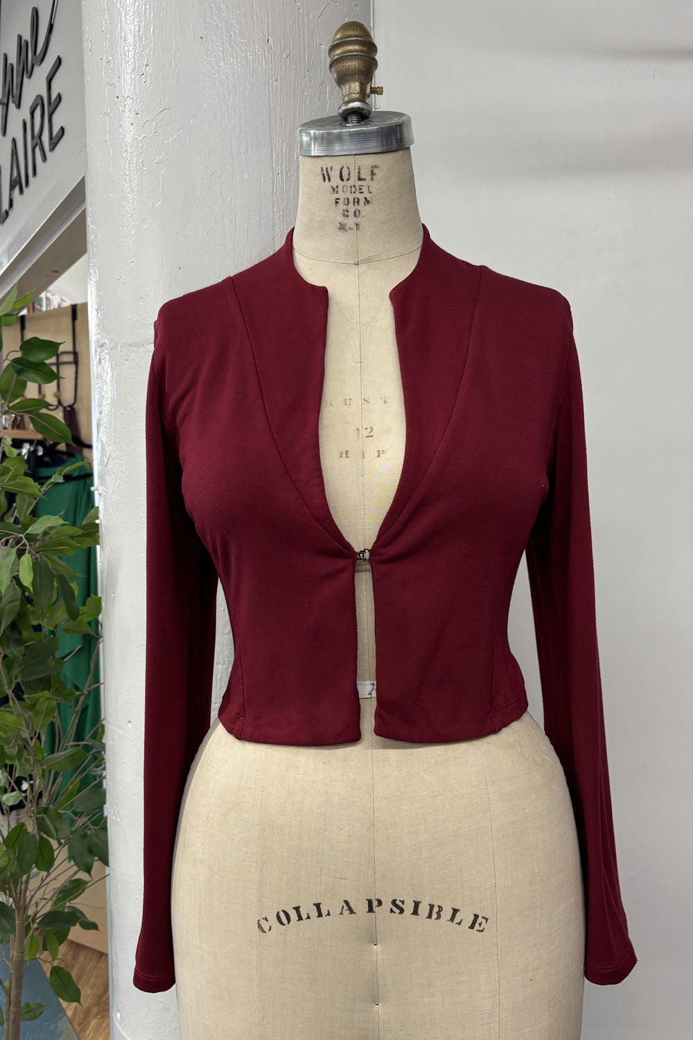 REVENTE - Blazer court Gabby - P - écarlate - RE620
