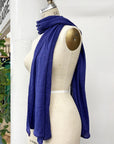 REVENTE - Foulard en lin - violet - RE627