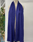 REVENTE - Foulard en lin - violet - RE627