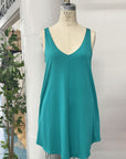 REVENTE - Robe Voila - P - bleu paon - RE636
