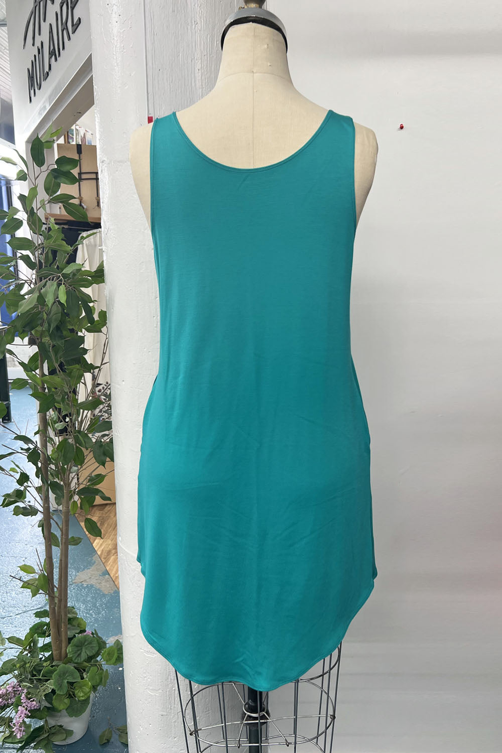 REVENTE - Robe Voila - P - bleu paon - RE636