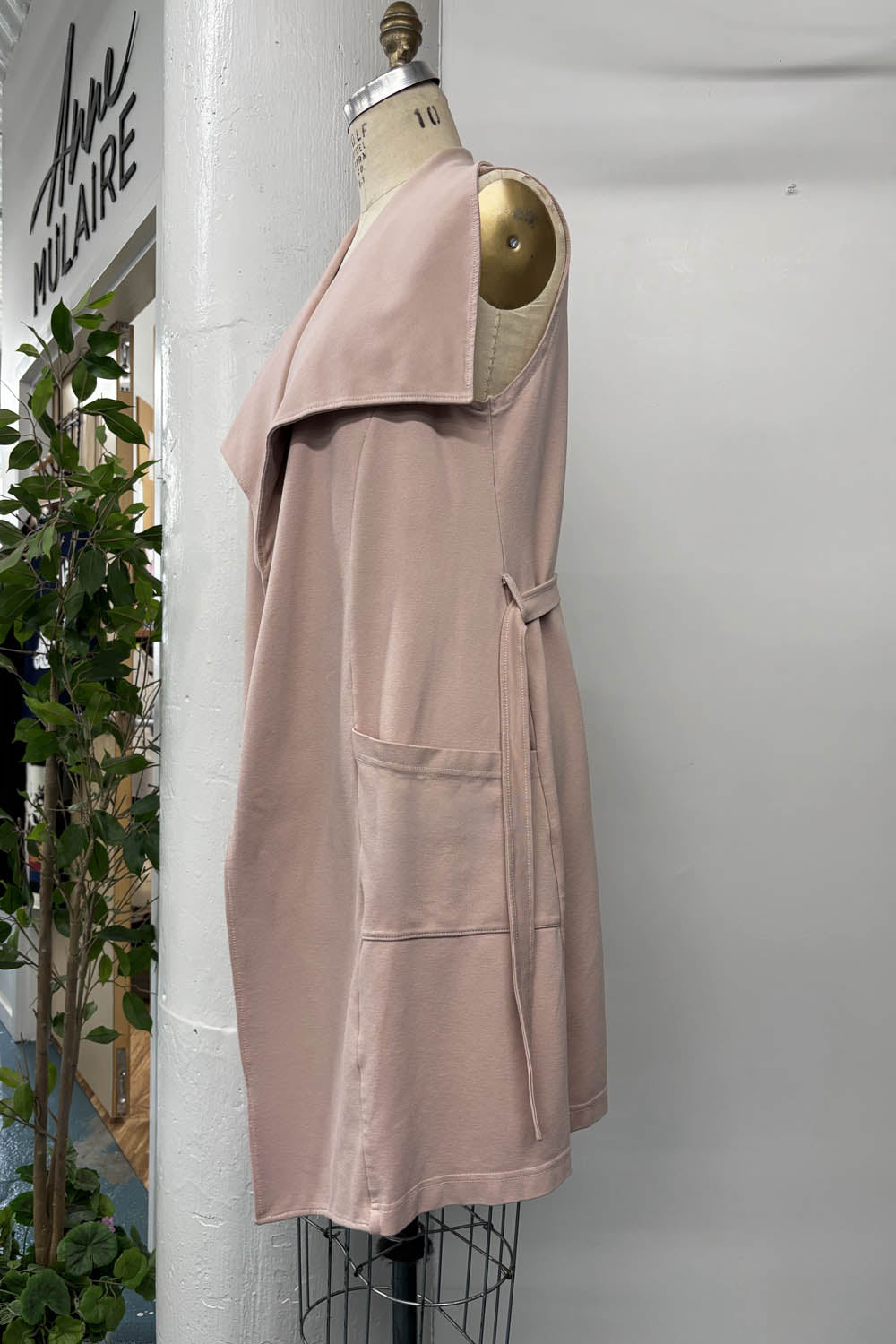 RESALE - Maude Wrap Vest - Blush - M/L - RE646