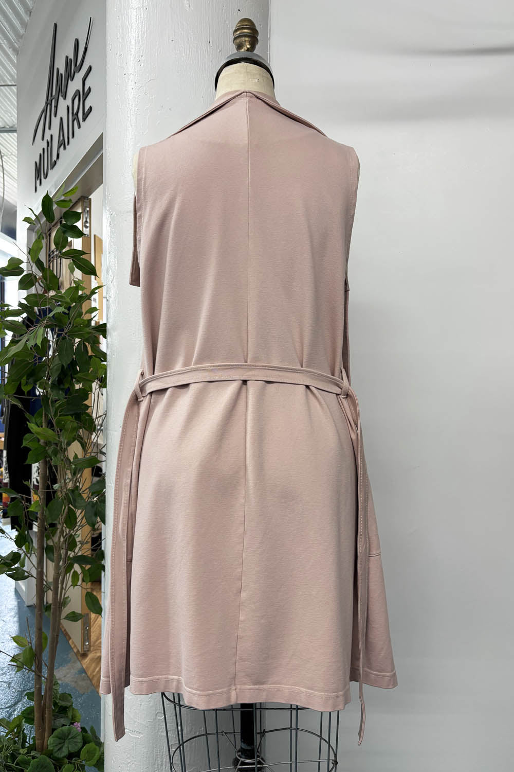 RESALE - Maude Wrap Vest - Blush - M/L - RE646