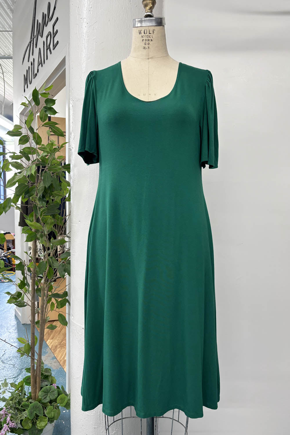 RESALE - Jojo dress - Evergreen - Large - RE649