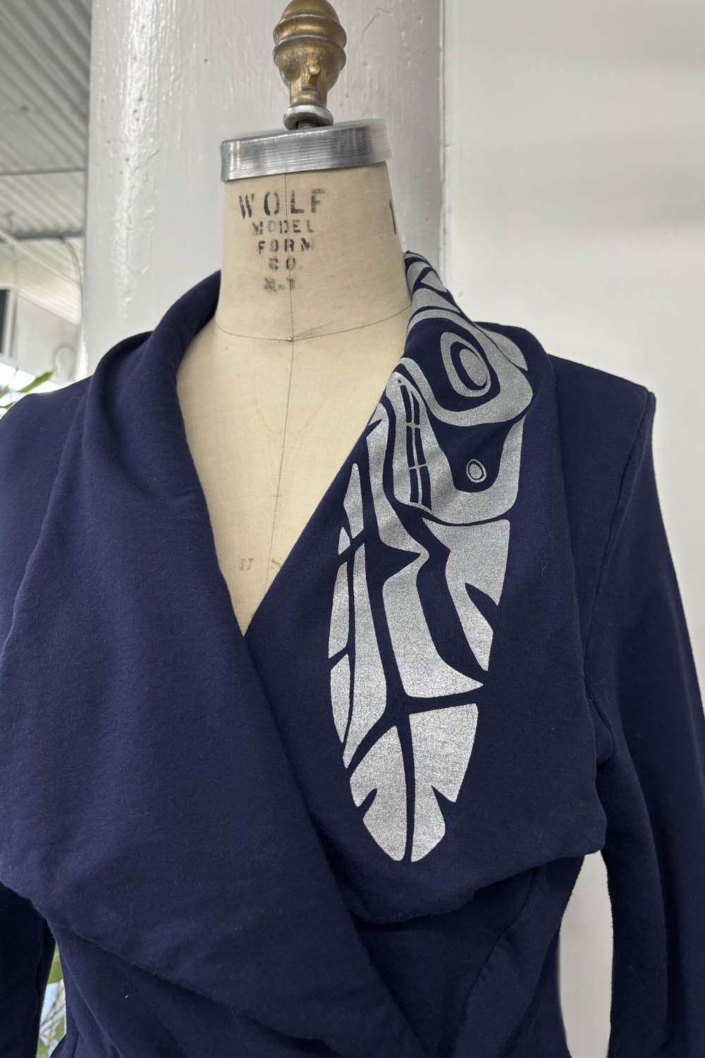 RESALE - Heritage Jacket - SON/Silver ink - Navy - Large - RE650