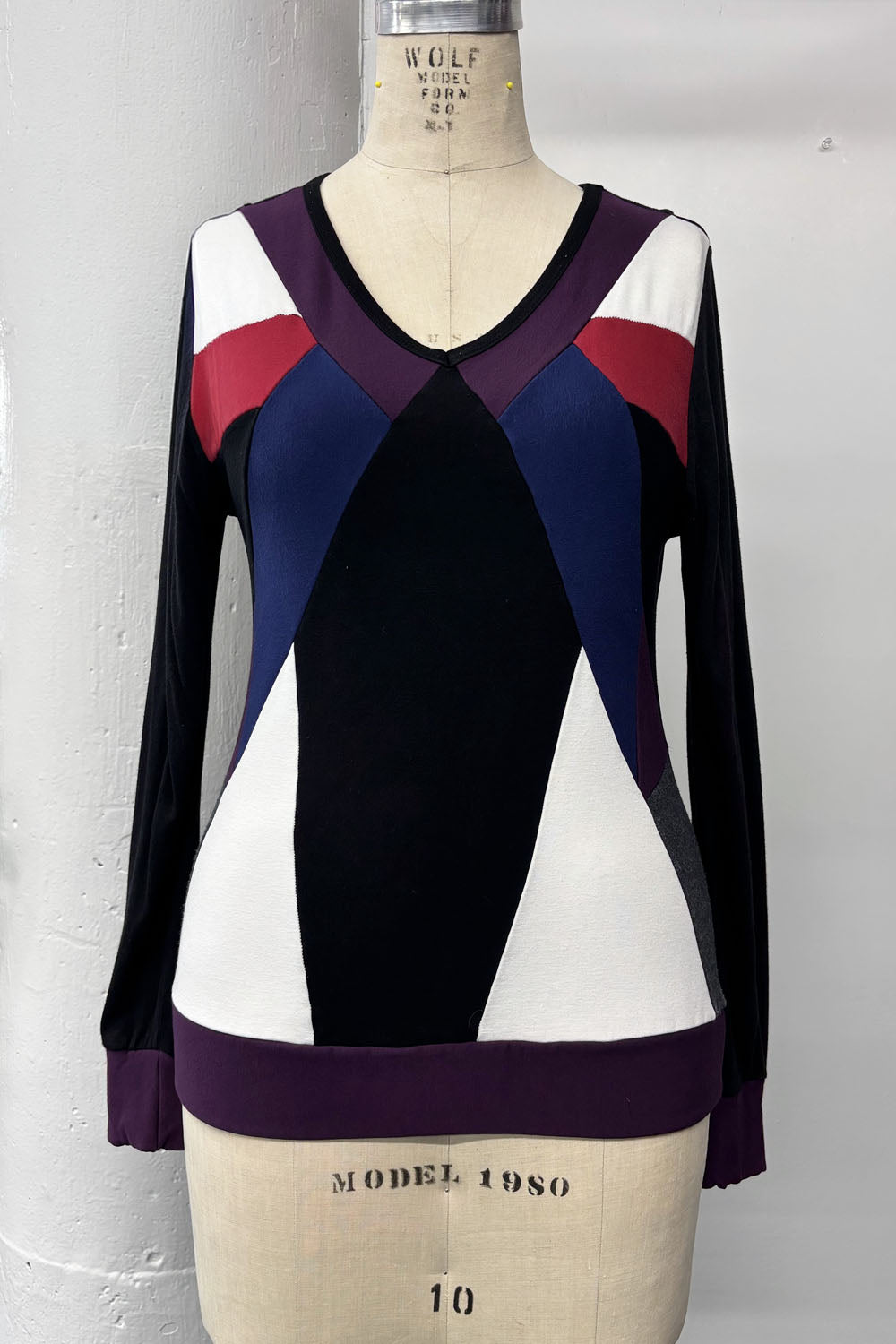 RESALE - Flechee Sweater - Black/purple - S - RE672