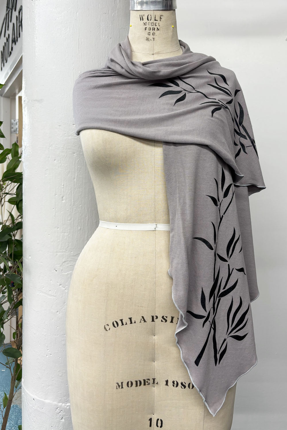 RESALE - Bamboo Heritage Scarf - Titanium - One Size - RE675