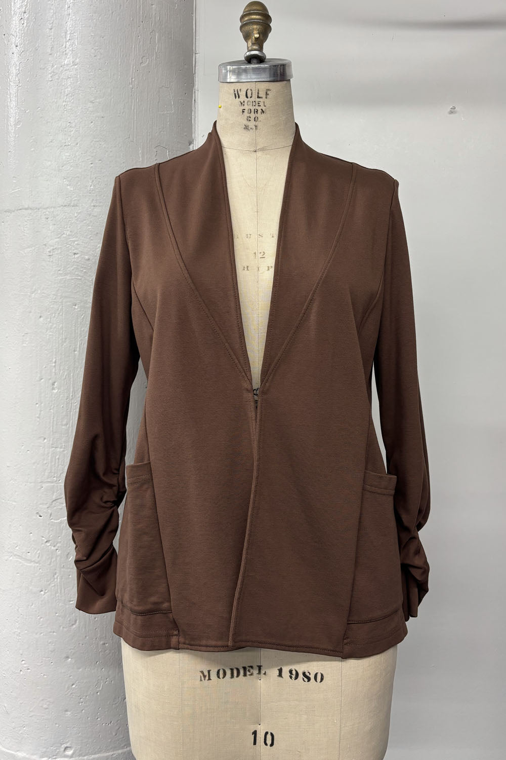 RESALE - Bonjour Blazer - Mocha - Large - RE678