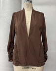 RESALE - Bonjour Blazer - Mocha - Large - RE678