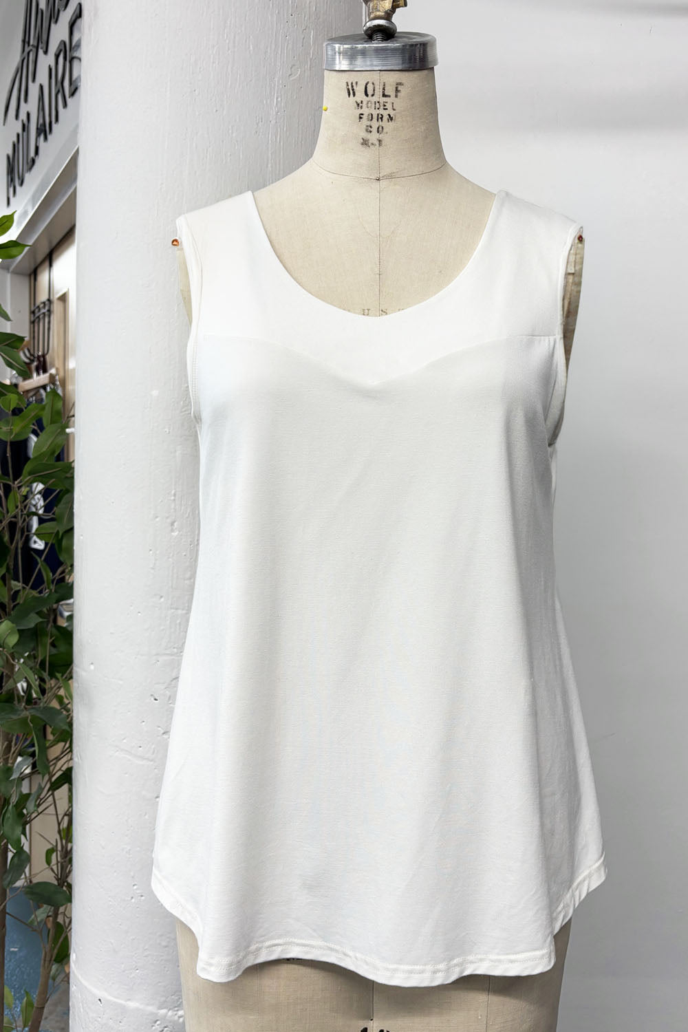 RESALE - Voila Cami - Off white - XL - RE685