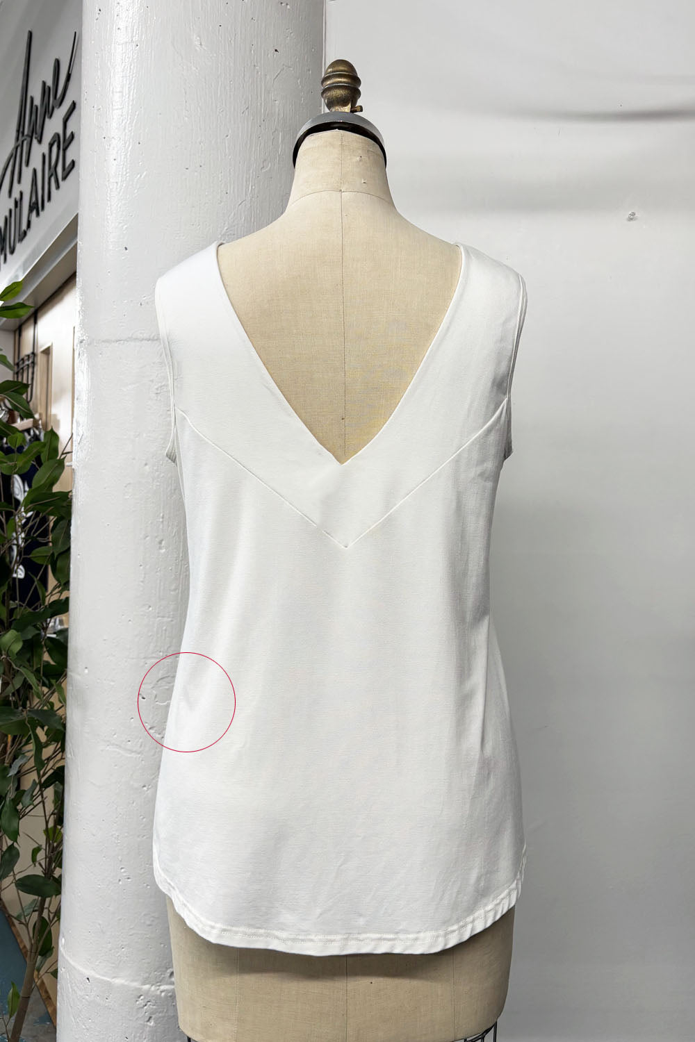 RESALE - Voila Cami - Off white - XL - RE685