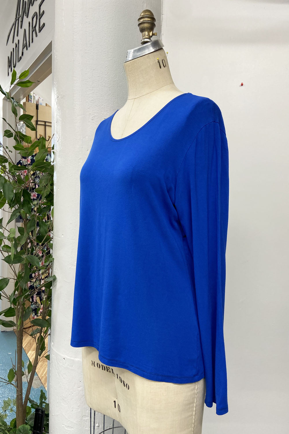 RESALE - Classic long sleeve V-neck -deep blue - L - RE715