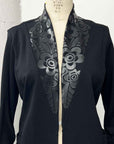 RESALE - Prairie Pride Long Blazer - Black/black - Large - RE679