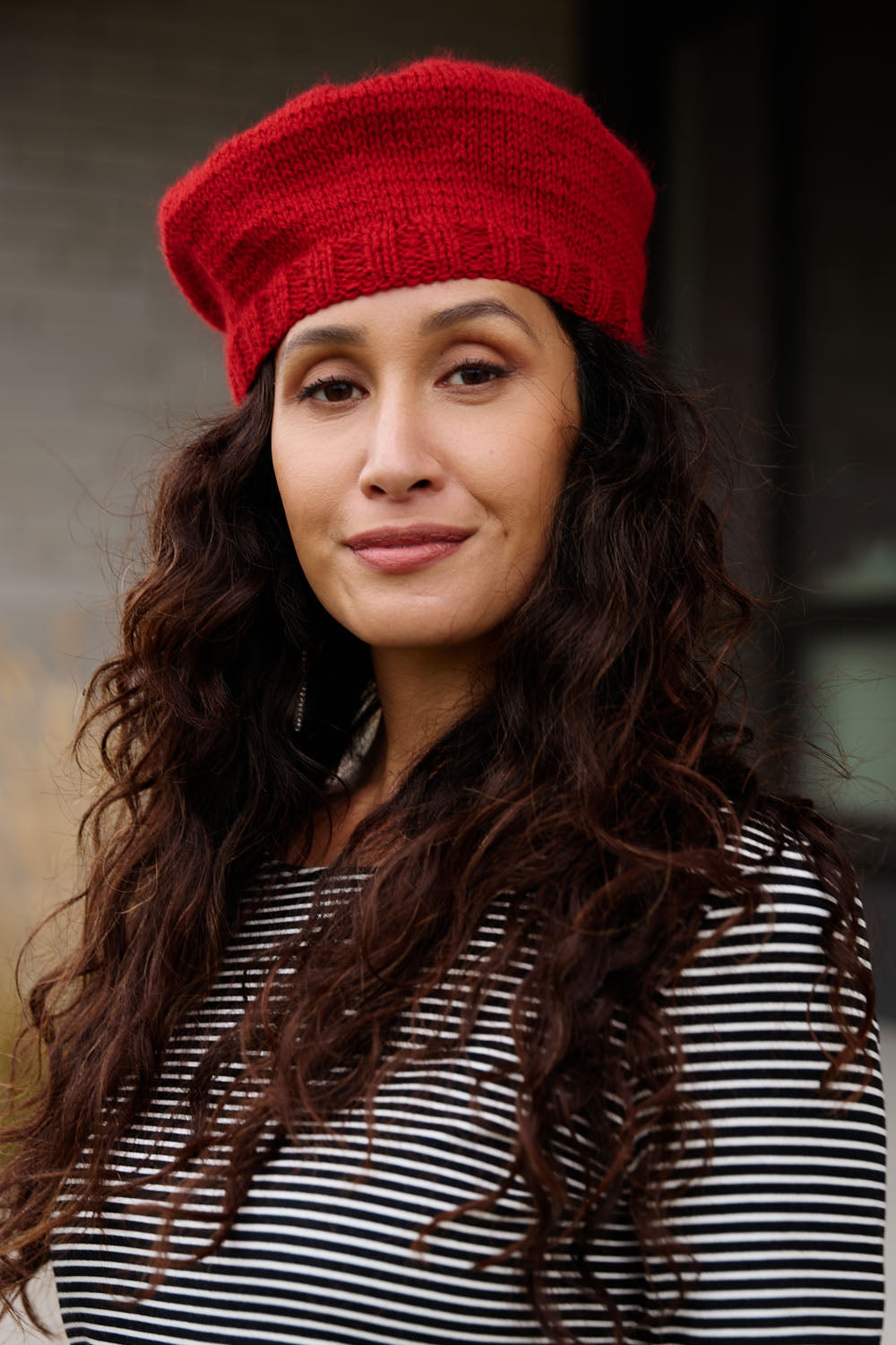 KNITS - 100% Wool Beret Toque - Tomato