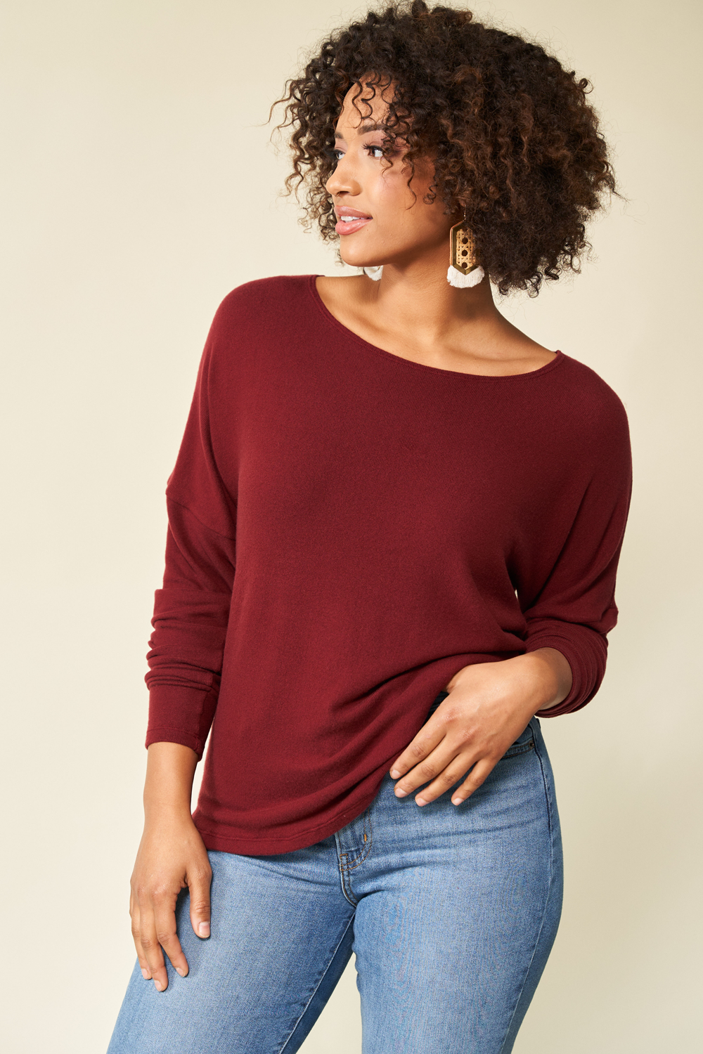 GREEN SALE - AURORA Sweater - &#39;vegan cashmere&#39; TENCEL™