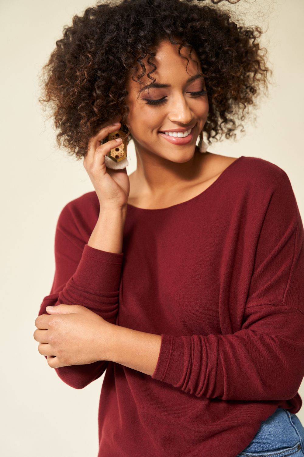 Vegan Cashmere AURORA Sweater Anne Mulaire