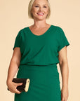 GREEN SALE - BLOUSON Top rib