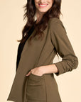 BONJOUR Blazer- Moss