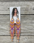 BWilson - Tangerine Beaded Earring