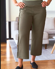 GREEN SALE - CHANTAL Cotton Capris