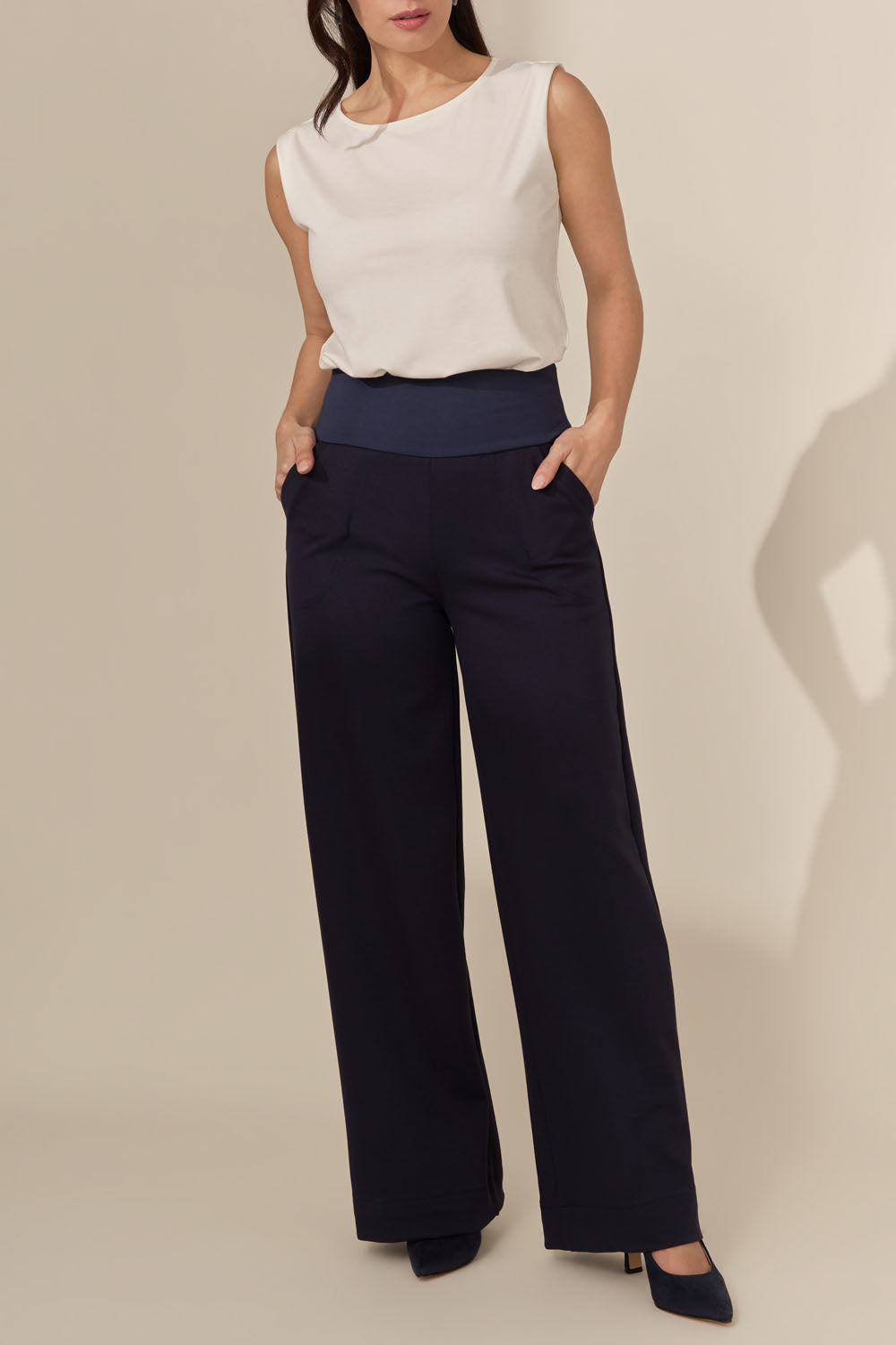 Pantalon formel Chaplin - ponte twill