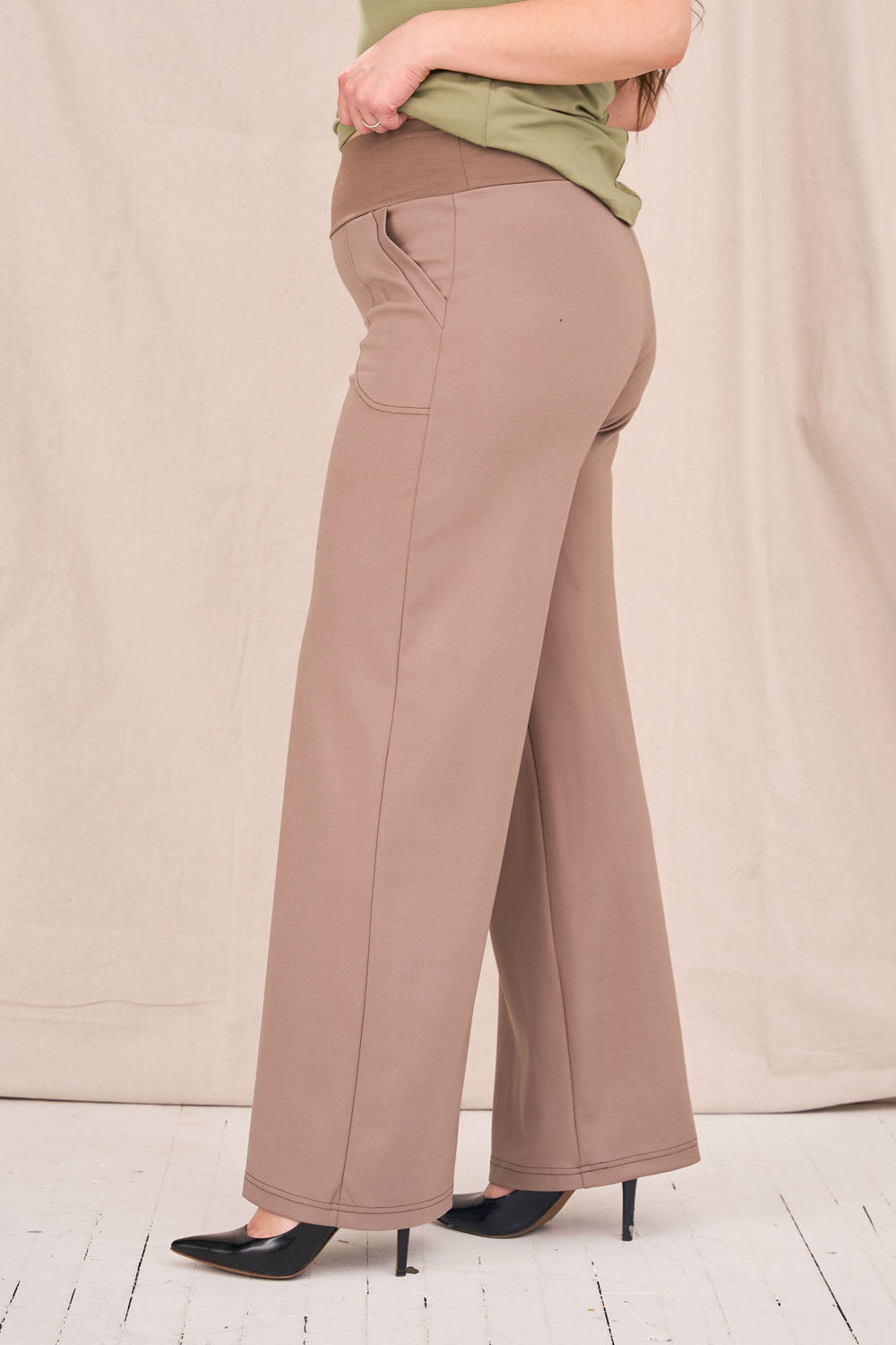 Chaplin Formal | Women's Wide-Leg Work Pants – Anne Mulaire