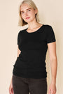 T-shirt classique en bambou - Noir