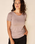 CLASSIC Bamboo Tee- Oyster