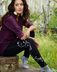 DANIELLE Tunic- Eggplant