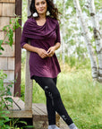 DANIELLE Tunic- Eggplant