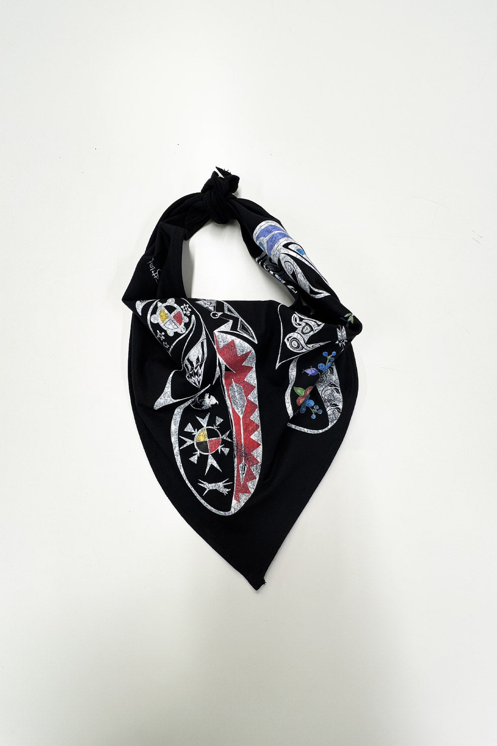 Bandana / foulard en bambou avec motif