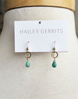 Hailey G - Boucles d'oreilles Sidra - Turquoise