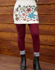 Jupette en bambou HIVER - avec motif