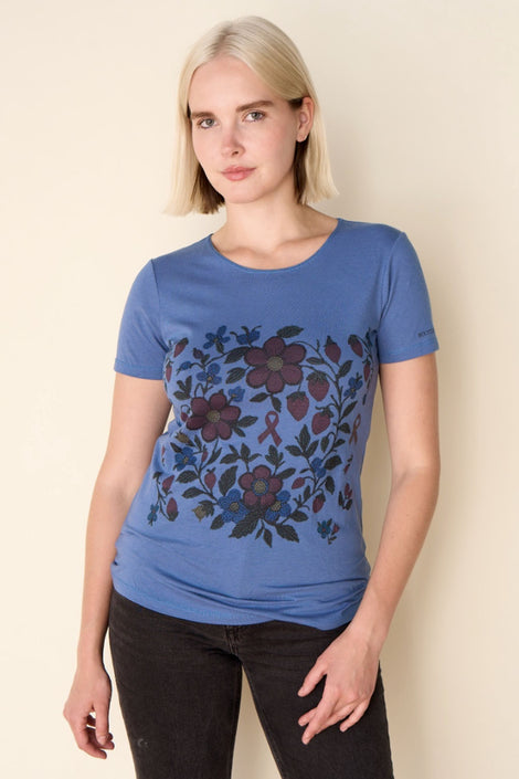 T-shirt en coton bio HEART BERRY