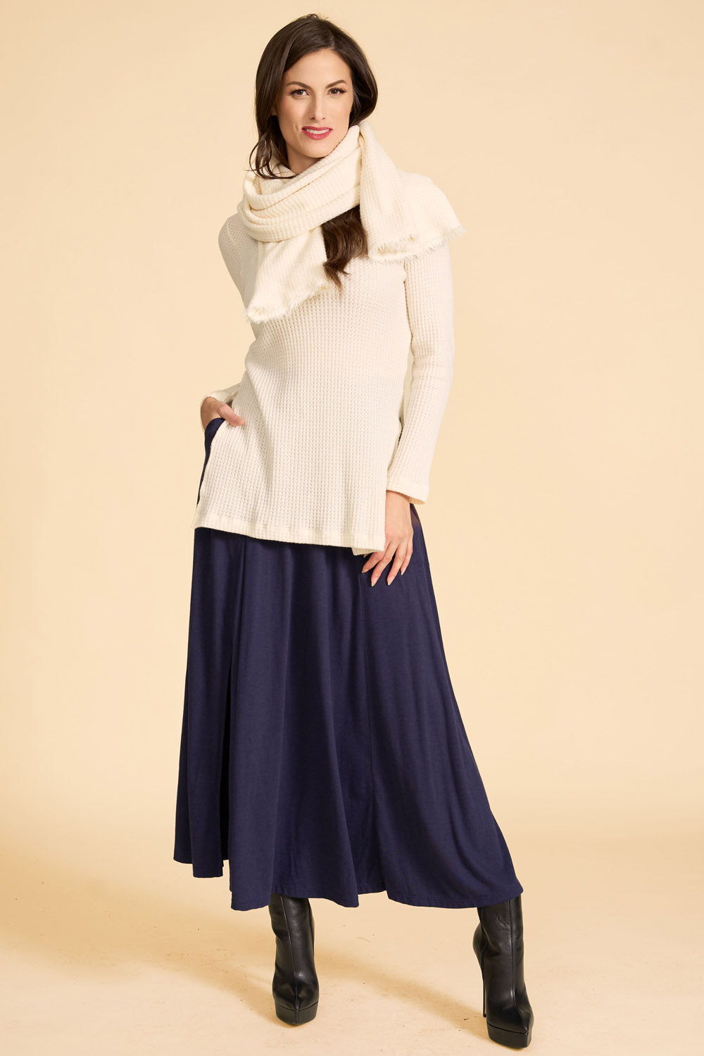 未使用　J.L-A.L（ジェイラル）Eyre Scarf EYRE SCARF RYOLITE BROWN - _J.L - A.L_(ジェイラル) - BAG