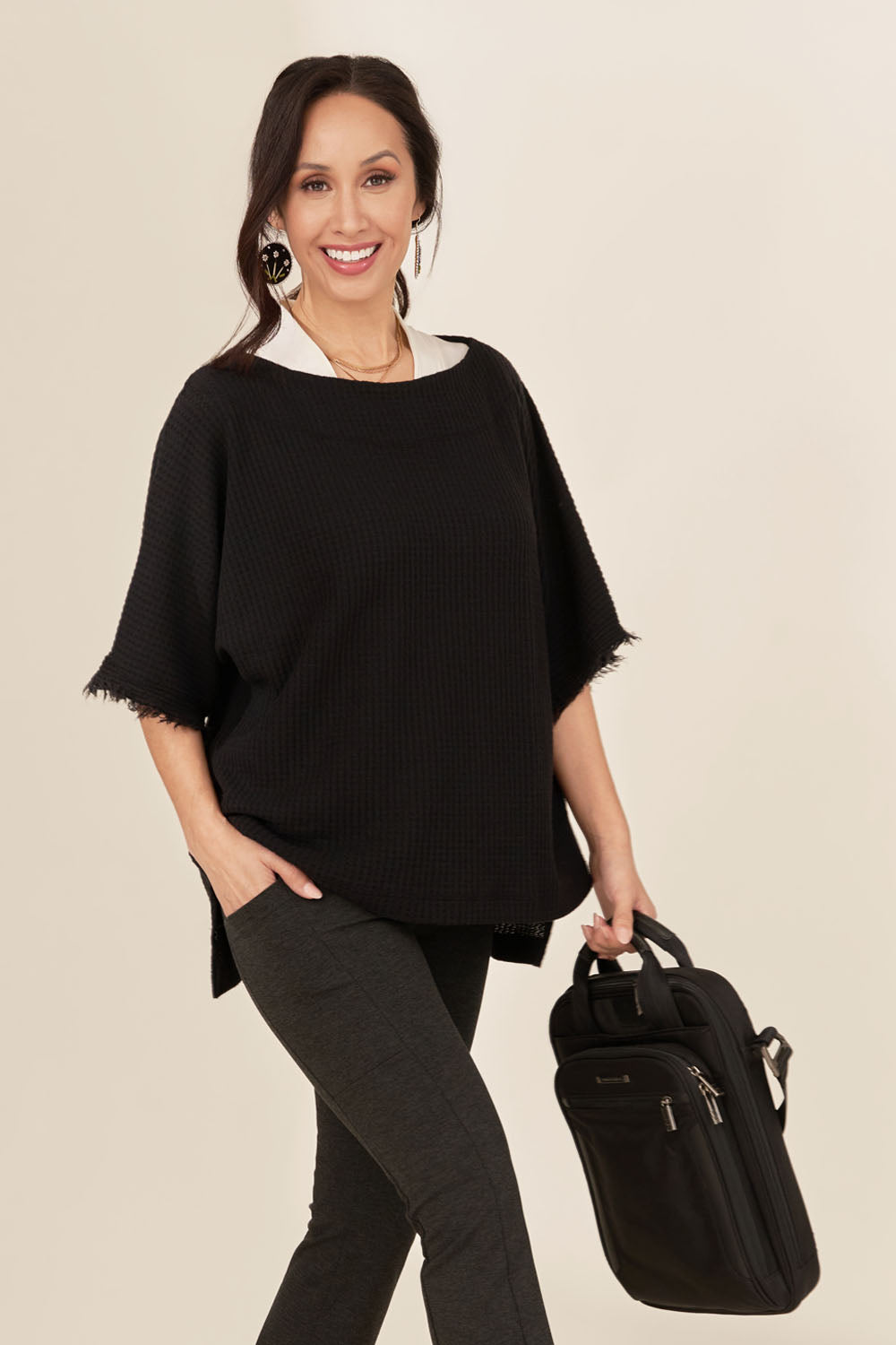 ENVIE Bamboo Blouse | Relaxed Sustainable Workwear Made in Canada