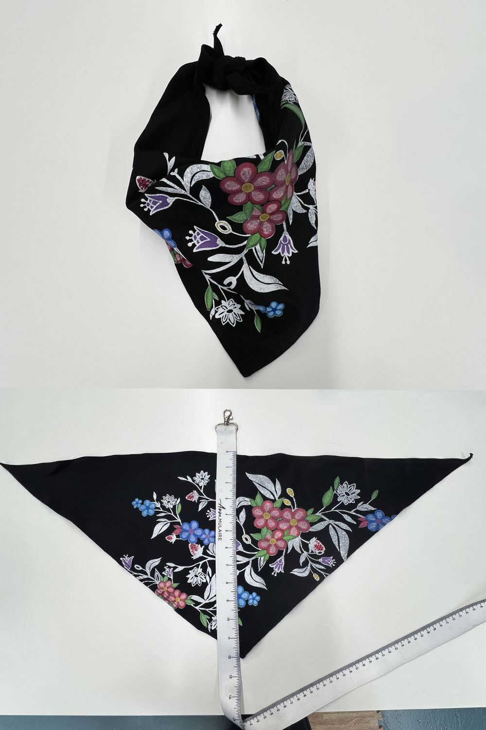 Bandana / foulard en bambou avec motif
