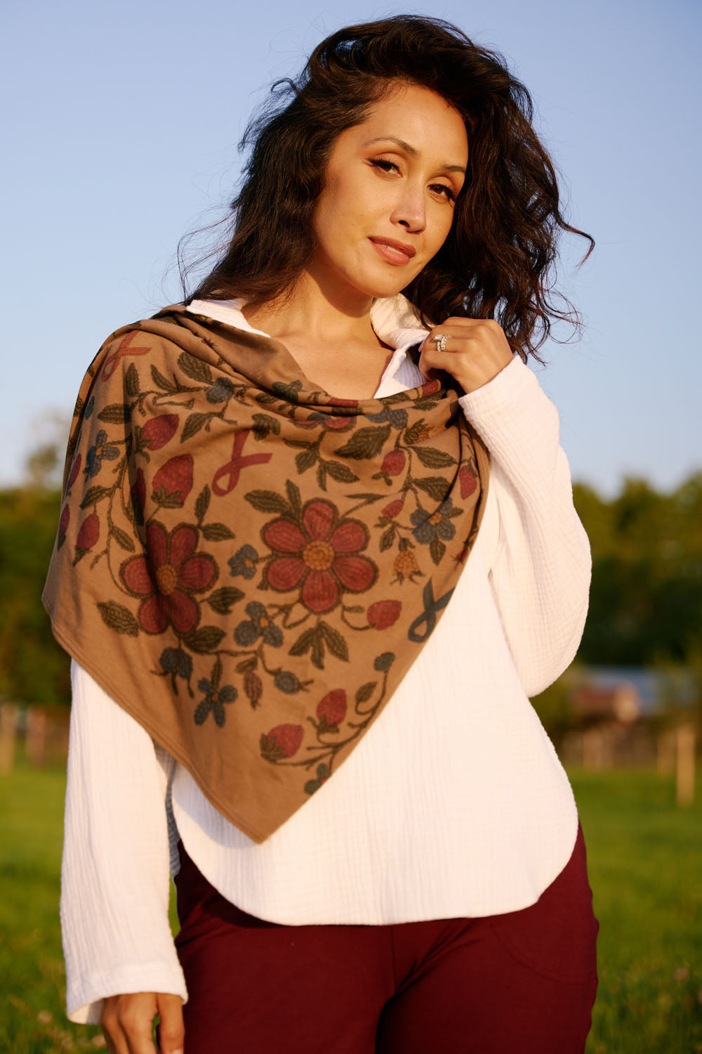 Foulard en lin