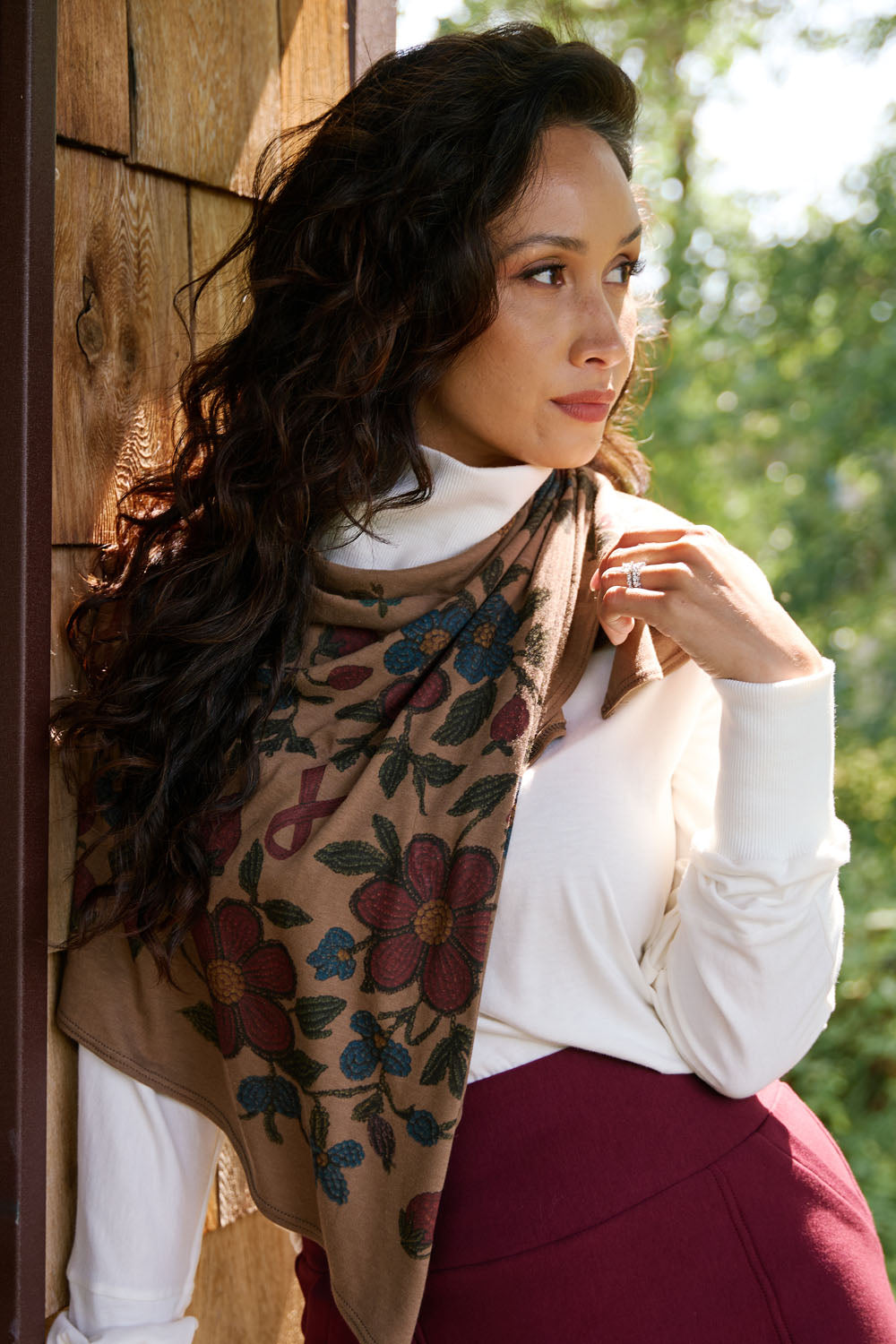Foulard en lin