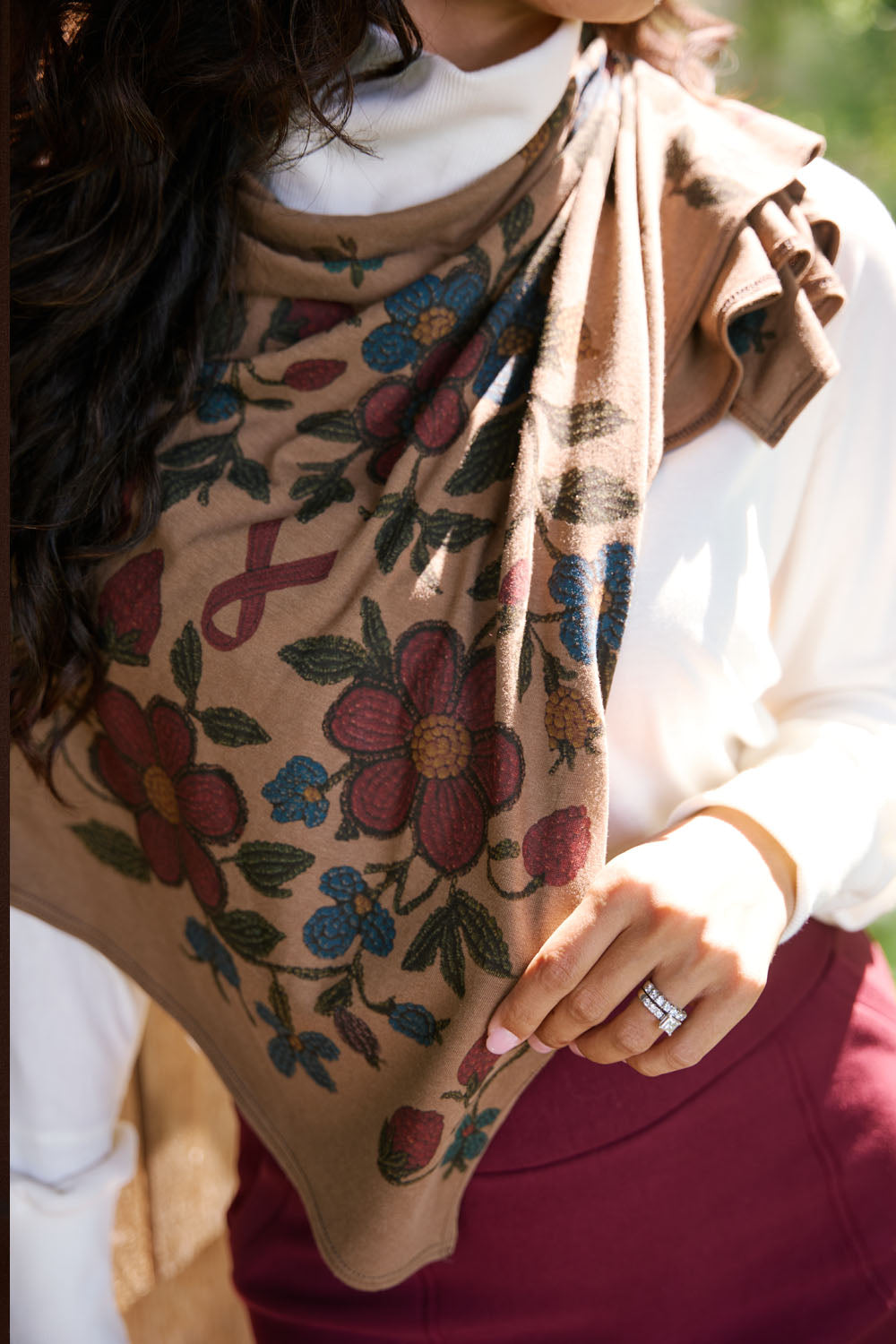 Foulard en lin