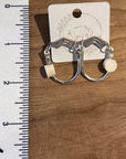 Sheppards Hook - Boucles d'oreilles en laiton Antler