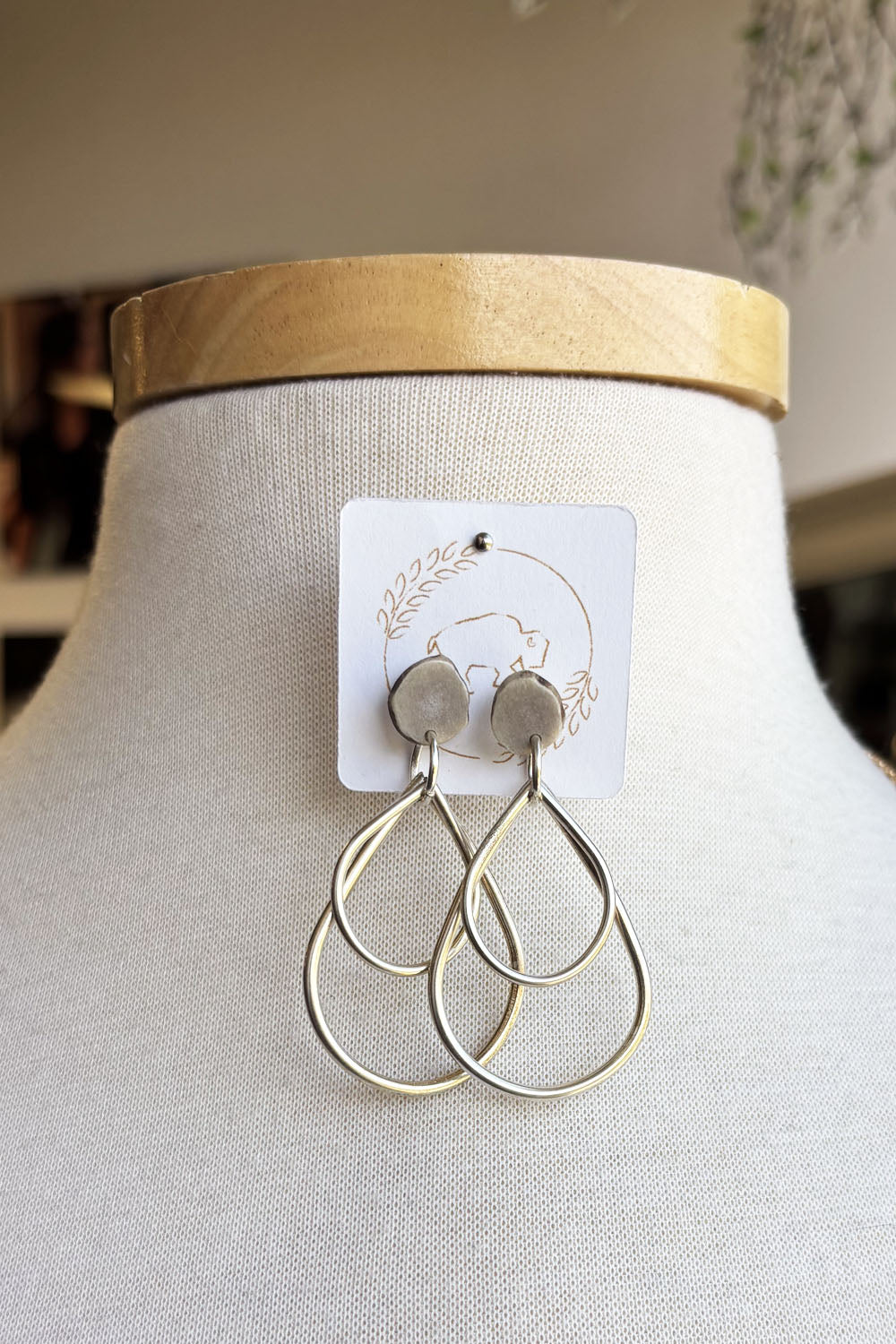 Sheppards Hook - Tulip Silver Earrings - 