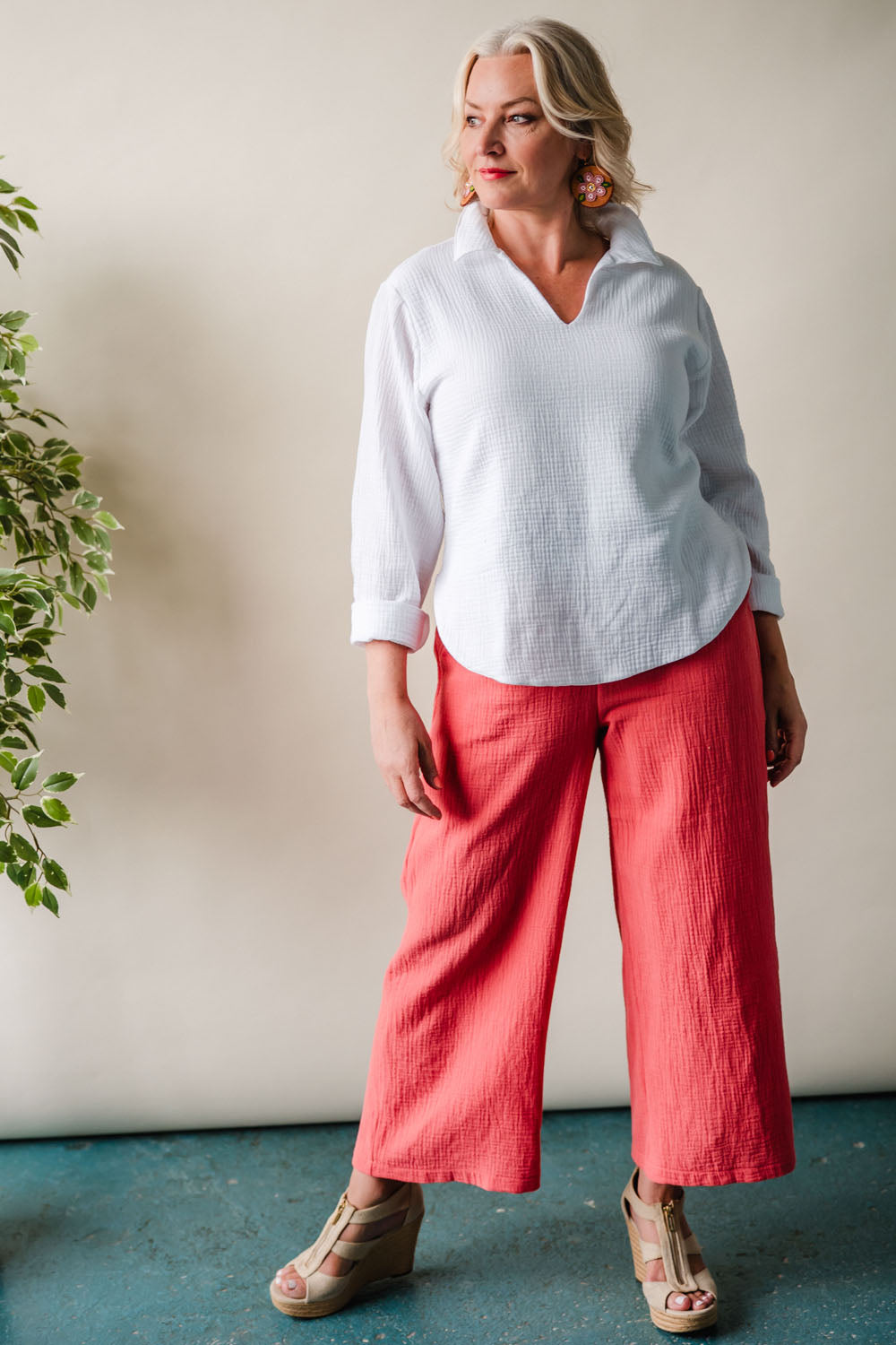 Pantalon évasé Soleil