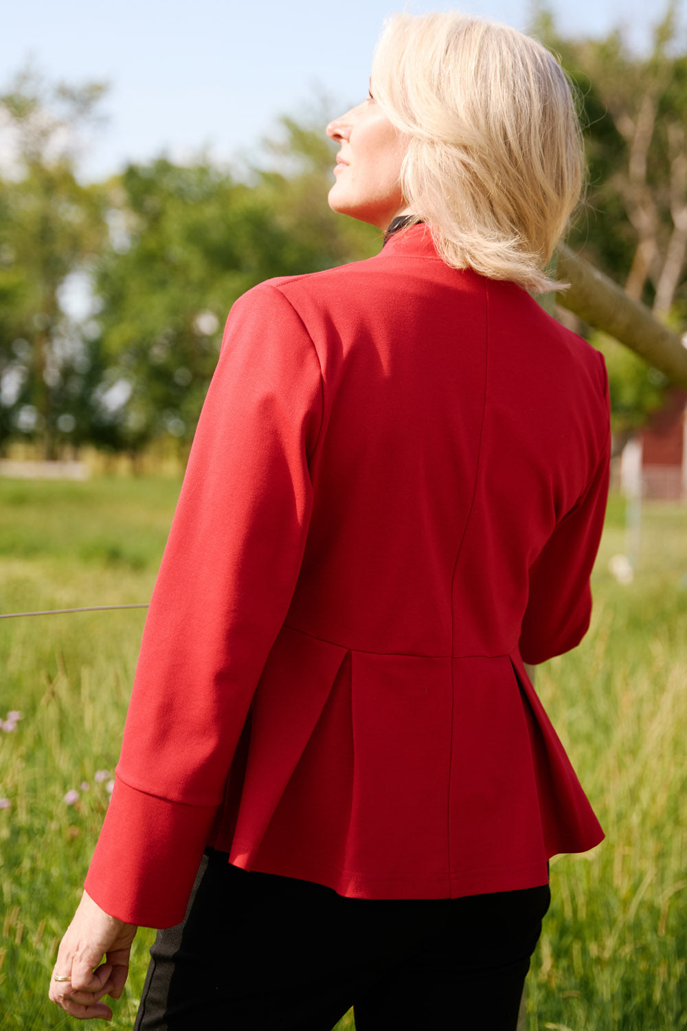 Tailored Peplum Blazer