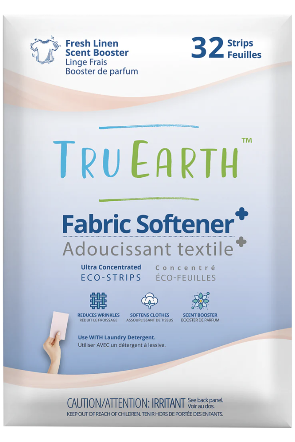 Lessive en feuilles True Earth, Linge frais