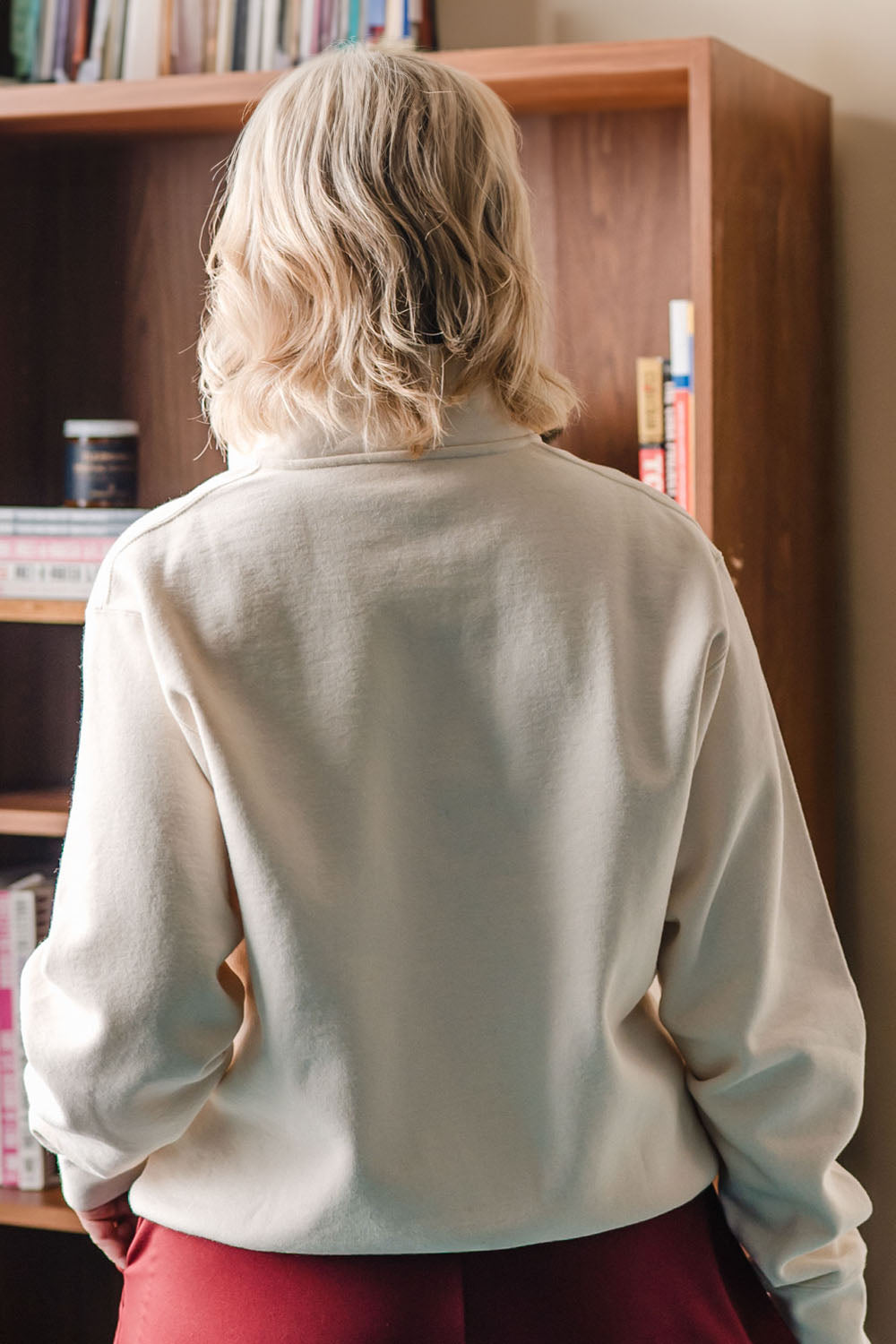 Berry Cotton Half-Zip