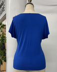 RESALE - Blouson Top - XS - Deep Blue- RE558